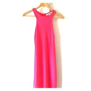 Hot pink cocktail dress